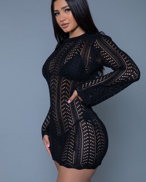 Kinsley Crochet Mini Dress
