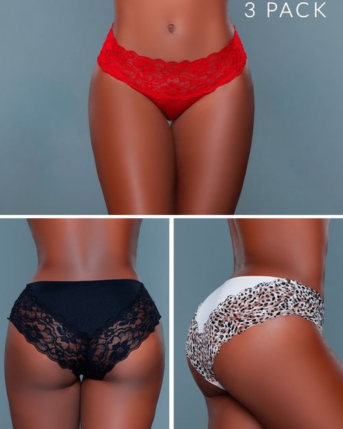 Arlo Bikini Panty 3 Pack Underwear